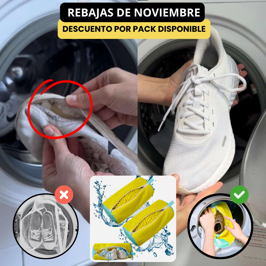 Bolsa Protectora para Lavar Zapatos - LavaBag™